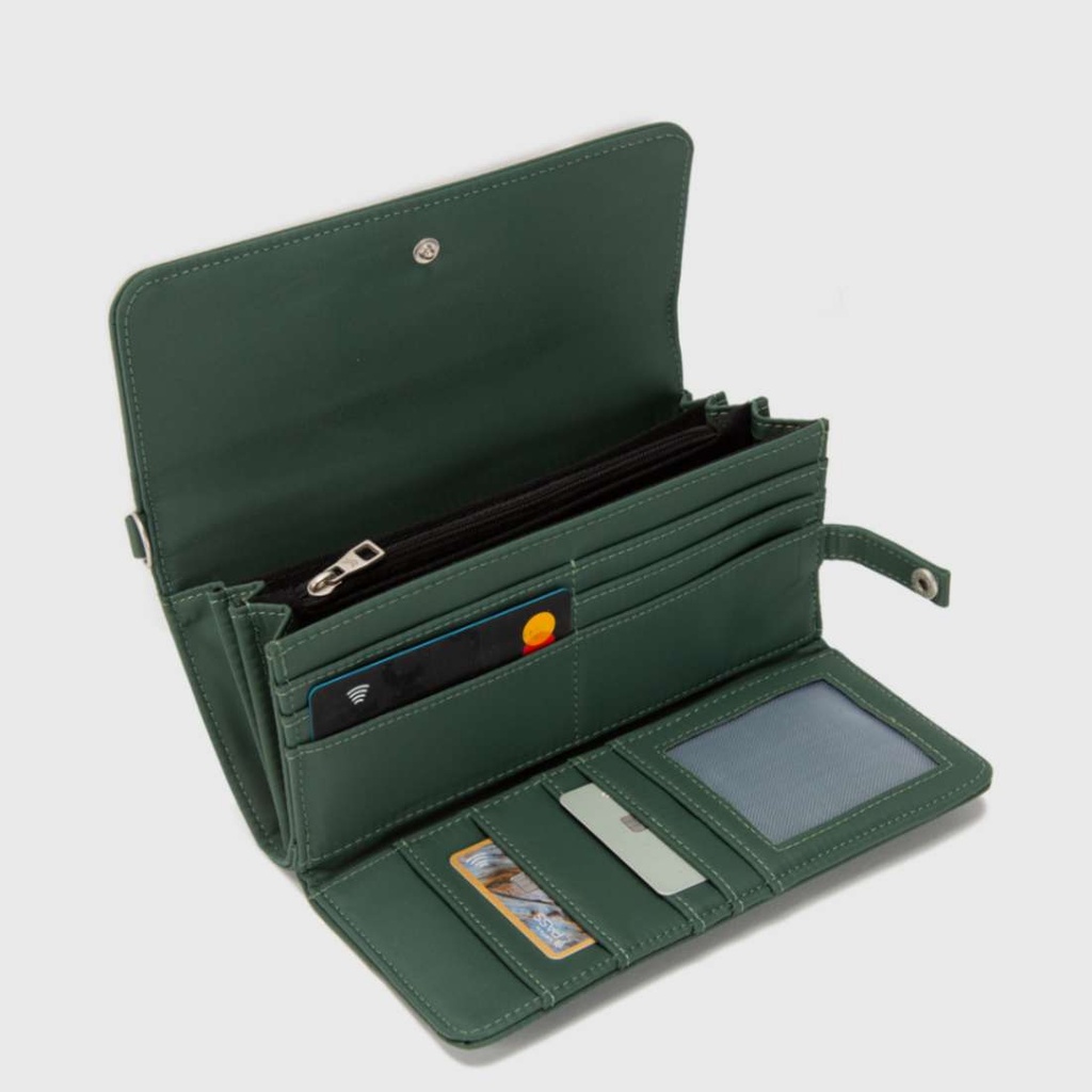 BUBBA BILLETERA CHARLOTTE DUO GREEN