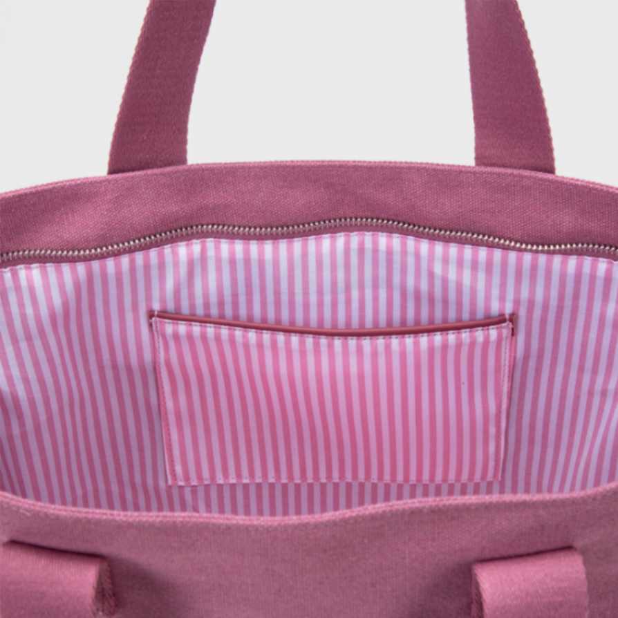 BUBBA TOTE CANVAS BLUSH