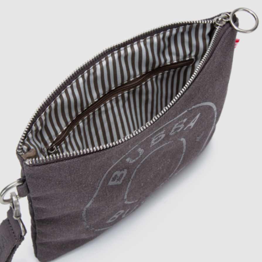 BUBBA CLUTCH CANVAS TERRA