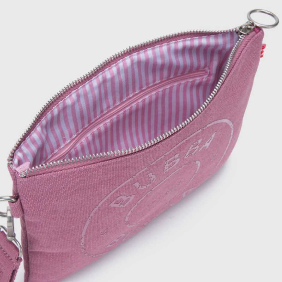 BUBBA CLUTCH CANVAS BLUSH