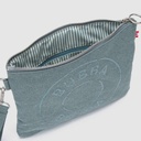 BUBBA CLUTCH CANVAS STONE