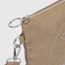 BUBBA CLUTCH CANVAS CAMEL
