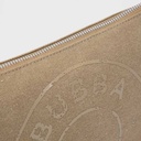 BUBBA CLUTCH CANVAS CAMEL