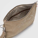 BUBBA CLUTCH CANVAS CAMEL