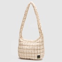 BUBBA TOTE QUILTED BONE