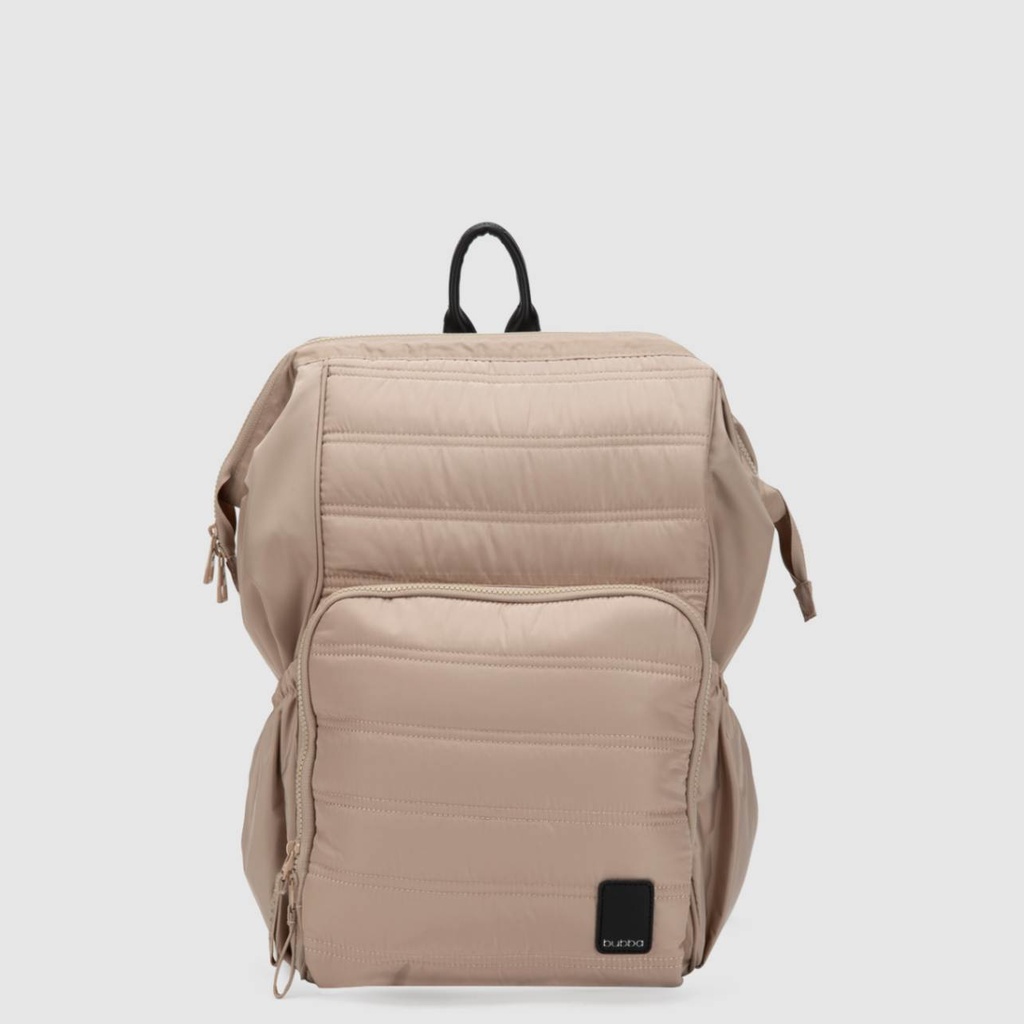 BUBBA MOCHILA MOM BAG INCLUDED A DIAPER PAD AND A BOTTLE BAG NUDE REGULAR
