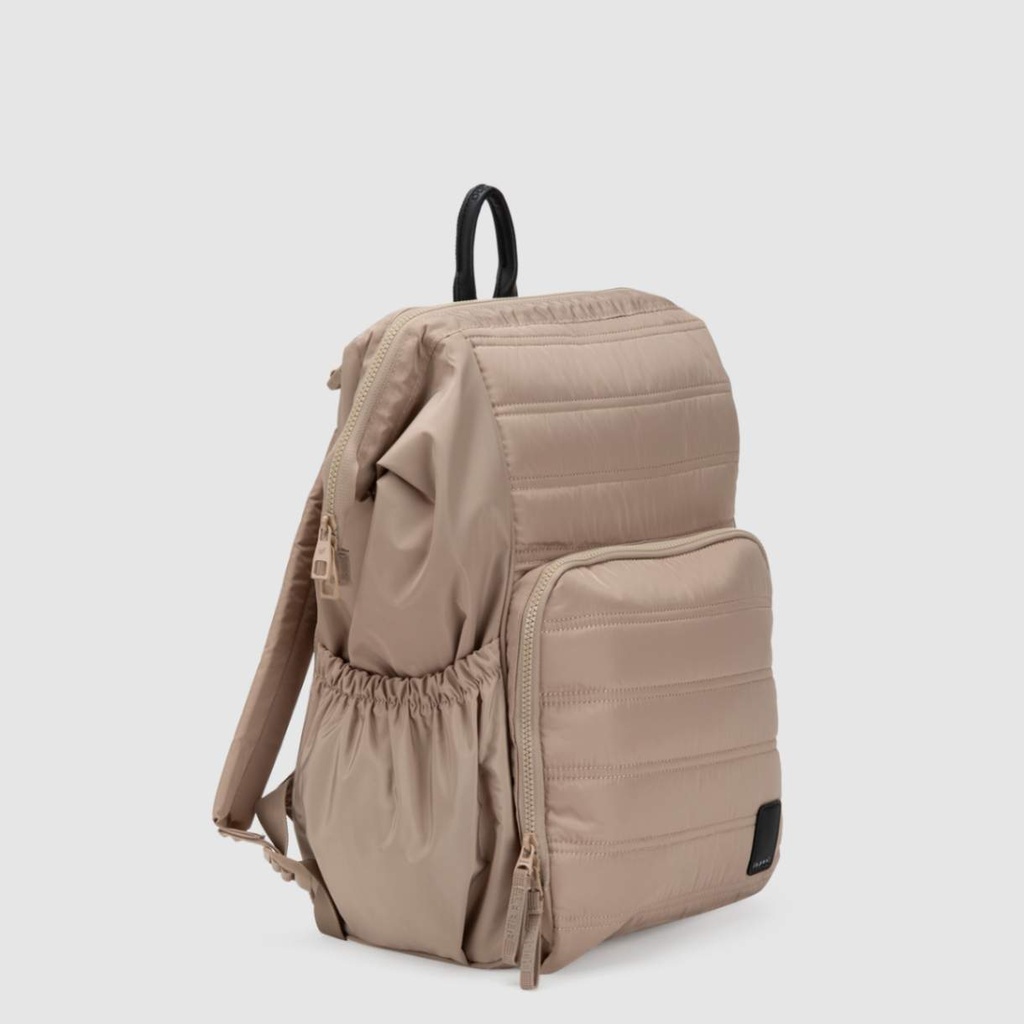 BUBBA MOCHILA MOM BAG INCLUDED A DIAPER PAD AND A BOTTLE BAG NUDE REGULAR