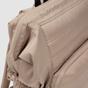 BUBBA MOCHILA MOM BAG INCLUDED A DIAPER PAD AND A BOTTLE BAG NUDE REGULAR