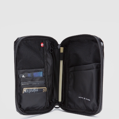 BUBBA PORTA PASAPORTES TRAVEL RIPSTOP BLACK