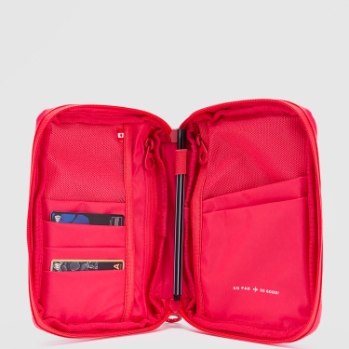 BUBBA PORTA PASAPORTES TRAVEL RIPSTOP PINK