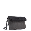 BUBBA FLAT PURSE DUO SUEDE ONYX
