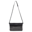 BUBBA FLAT PURSE DUO SUEDE ONYX