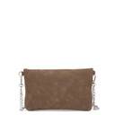 BUBBA FLAT PURSE DUO SUEDE PESTO