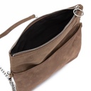 BUBBA FLAT PURSE DUO SUEDE PESTO