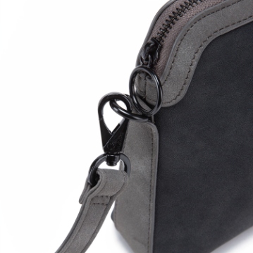 BUBBA MINI PURSE DUO SUEDE ONYX