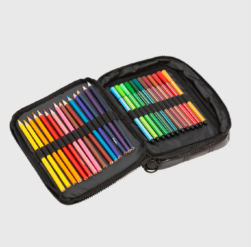 BUBBA BOX PENCIL CASE CLASSIC ONYX BLACK RPET