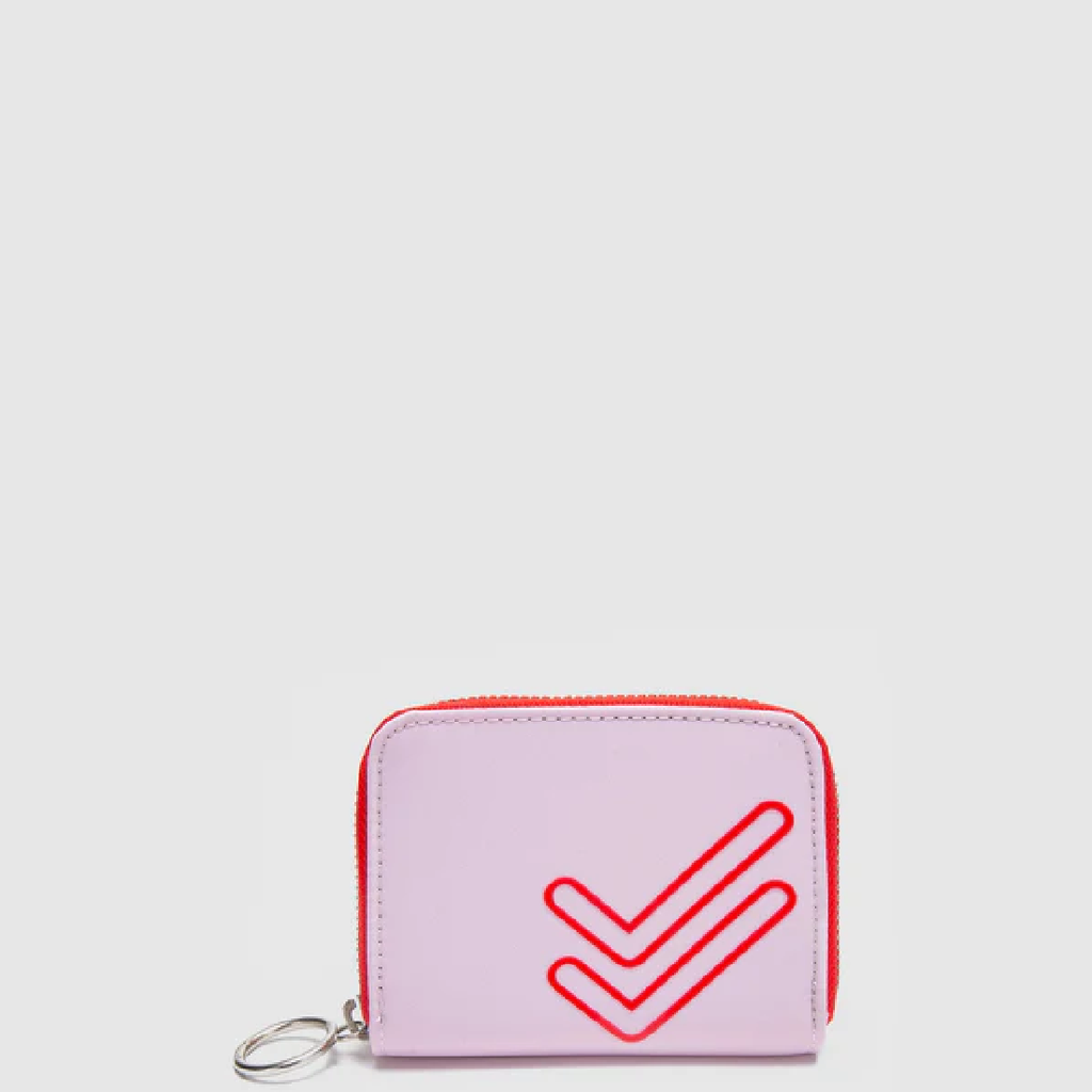 BUBBA BILLETERA CHARLOTTE DOBLE CHECK LILAC MINI