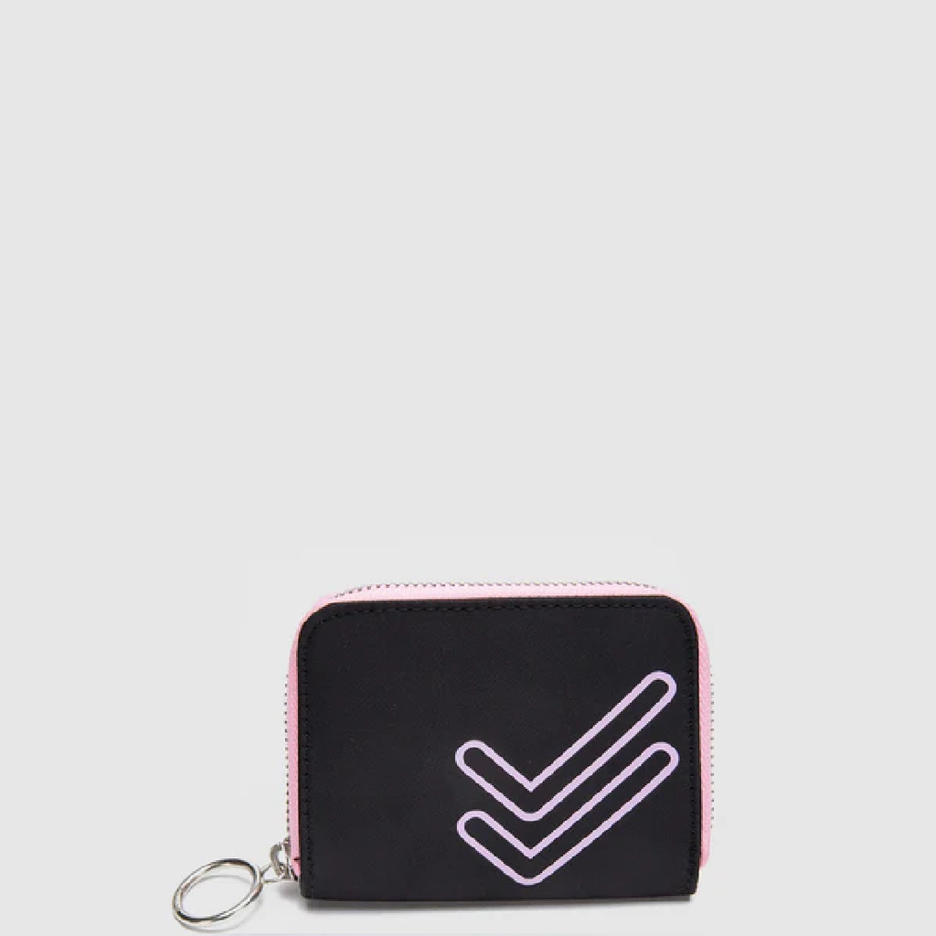 BUBBA BILLETERA CHARLOTTE DOBLE CHECK BLACK MINI