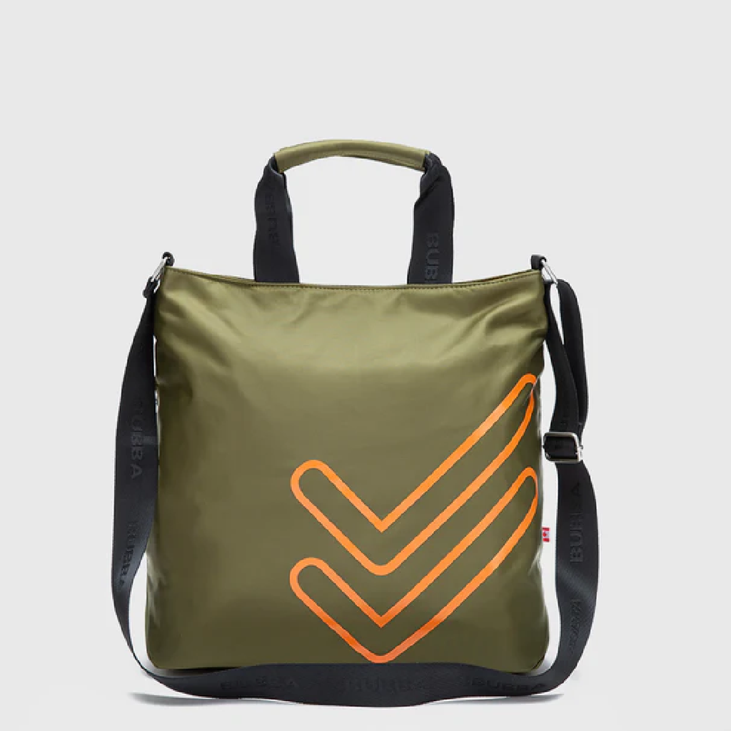 BUBBA TOTE CHARLOTTE DOBLE CHECK GREEN