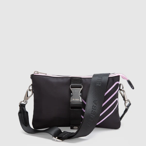 [6902221456595] BUBBA MINI PURSE CHARLOTTE DOBLE CHECK BLACK