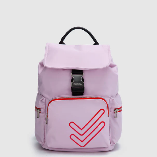[6902221456465] BUBBA MOCHILA CHARLOTTE DOBLE CHECK LILAC