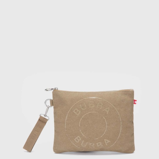[6902221465177] BUBBA CLUTCH CANVAS CAMEL