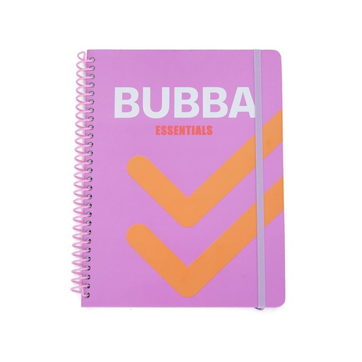 [6902221465764] BUBBA CUADERNO WORK ESSENCIAL GUM - LILA